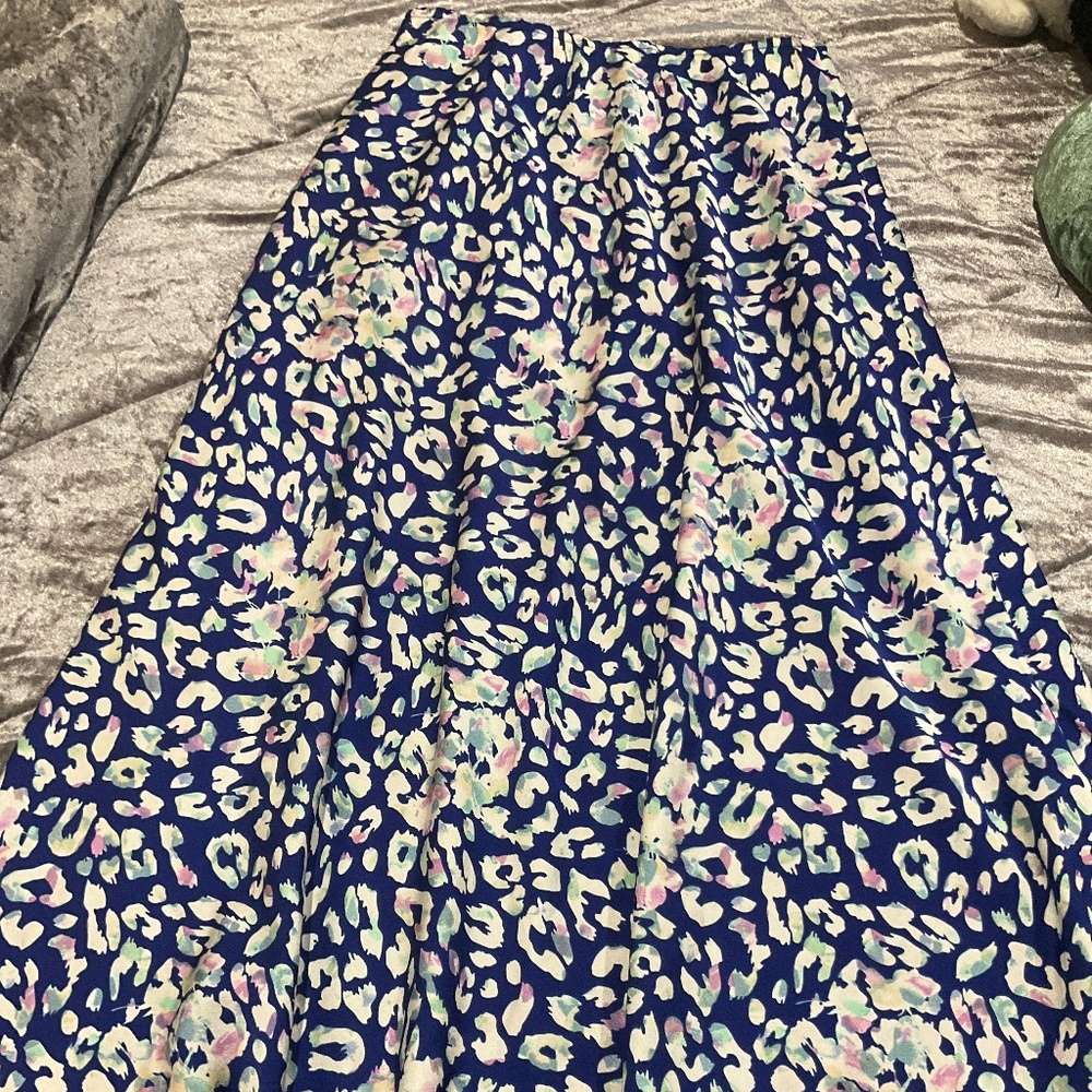 Yakira Bella "Liana" Leopard Print Maxi Skirt